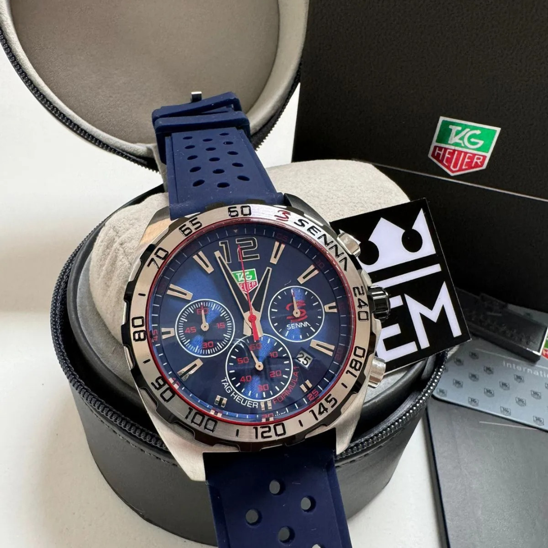TAG Heuer Formula 1 Senna Edition – Blue/Red | Sports bracelet