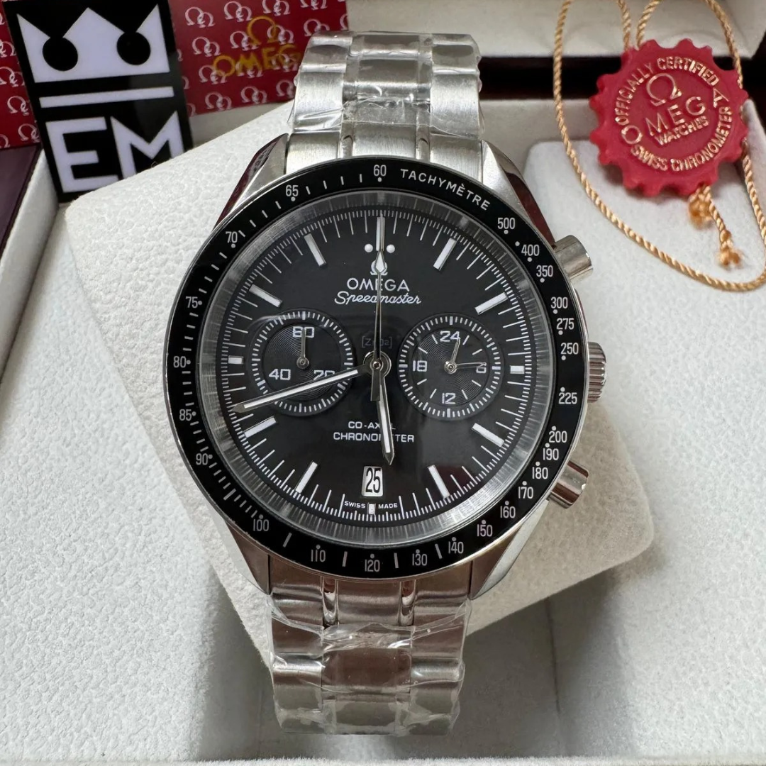 Omega Speedmaster Black Steel