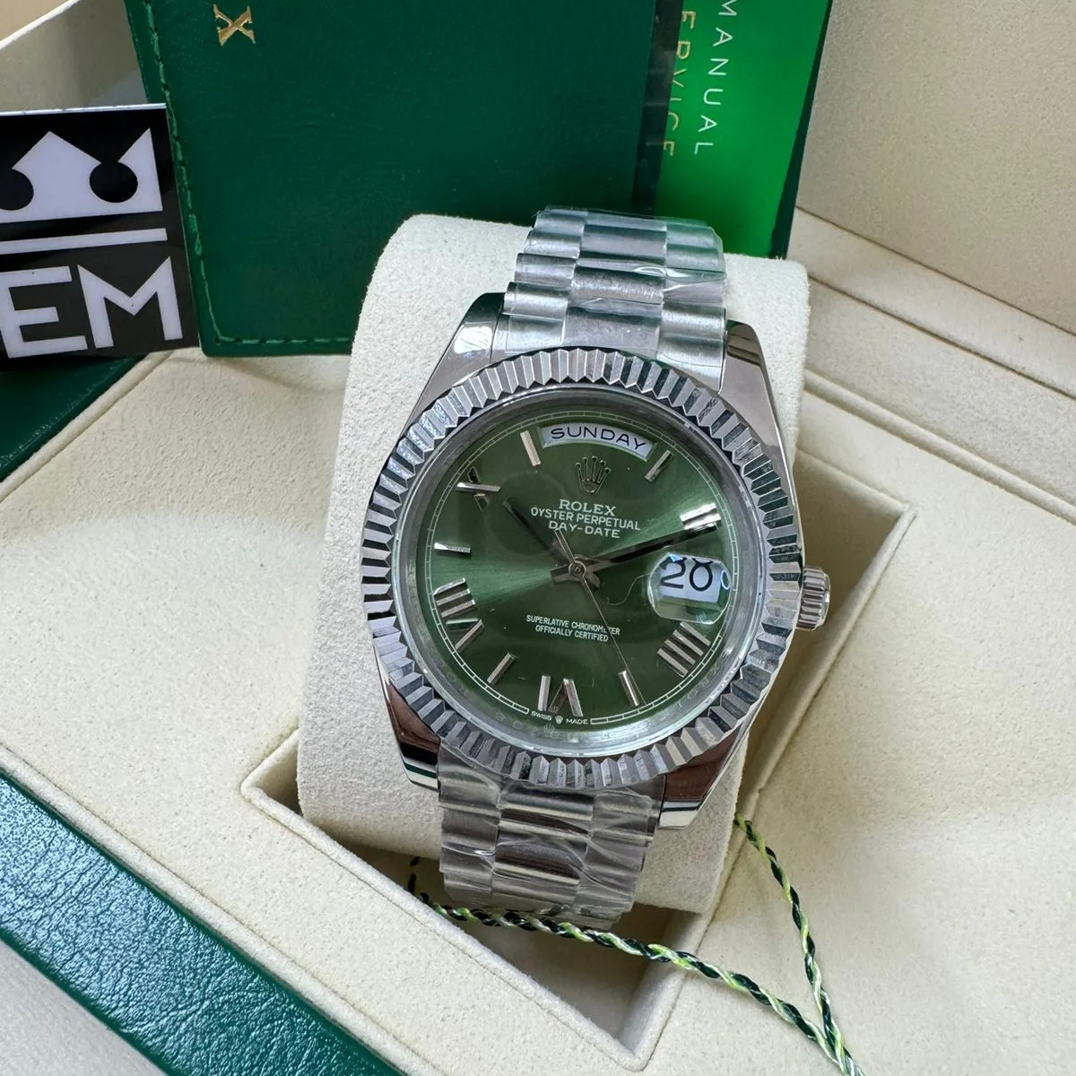Rolex Day-Date 40 – Green Dial