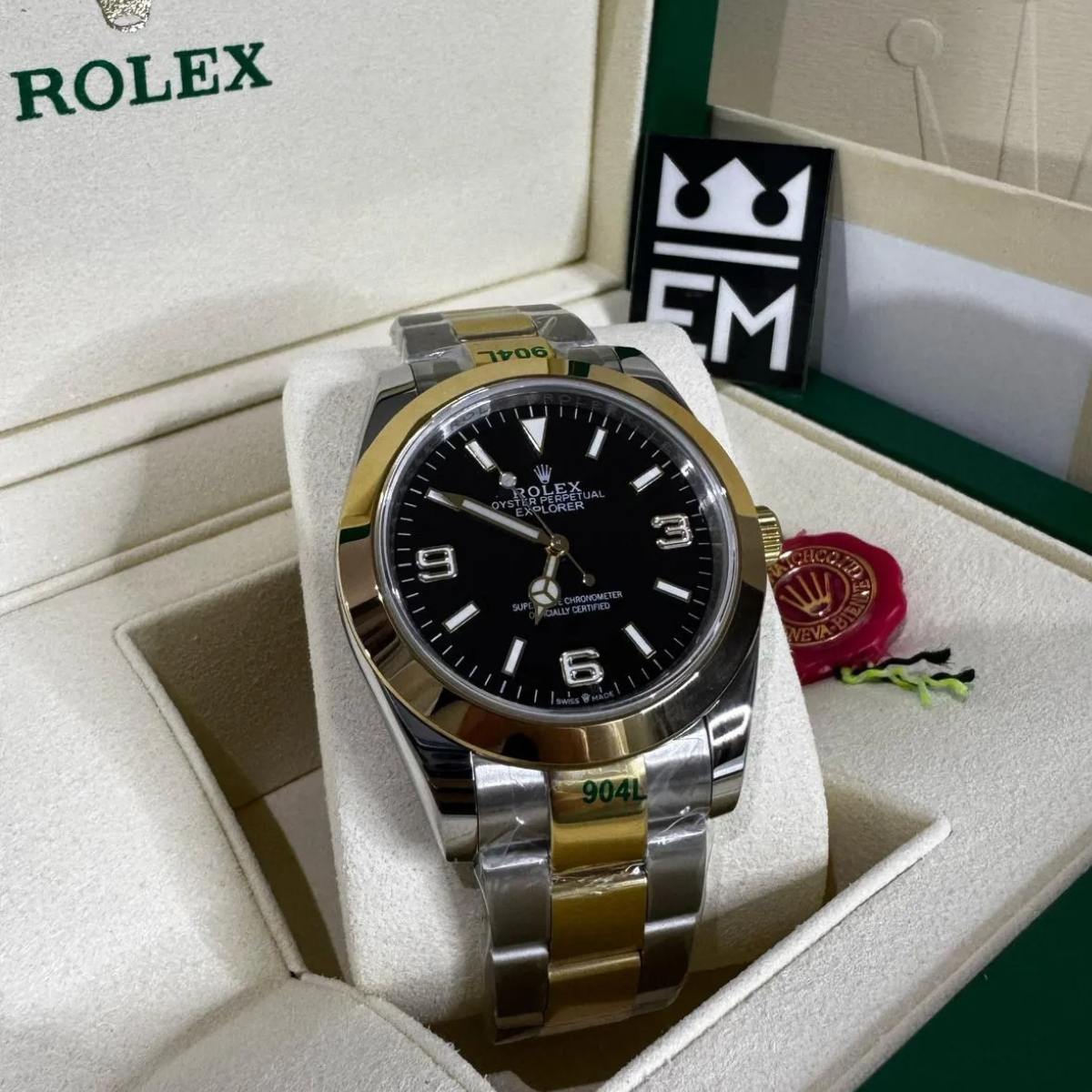 Rolex Explorer – Black Dial – Rolesor
