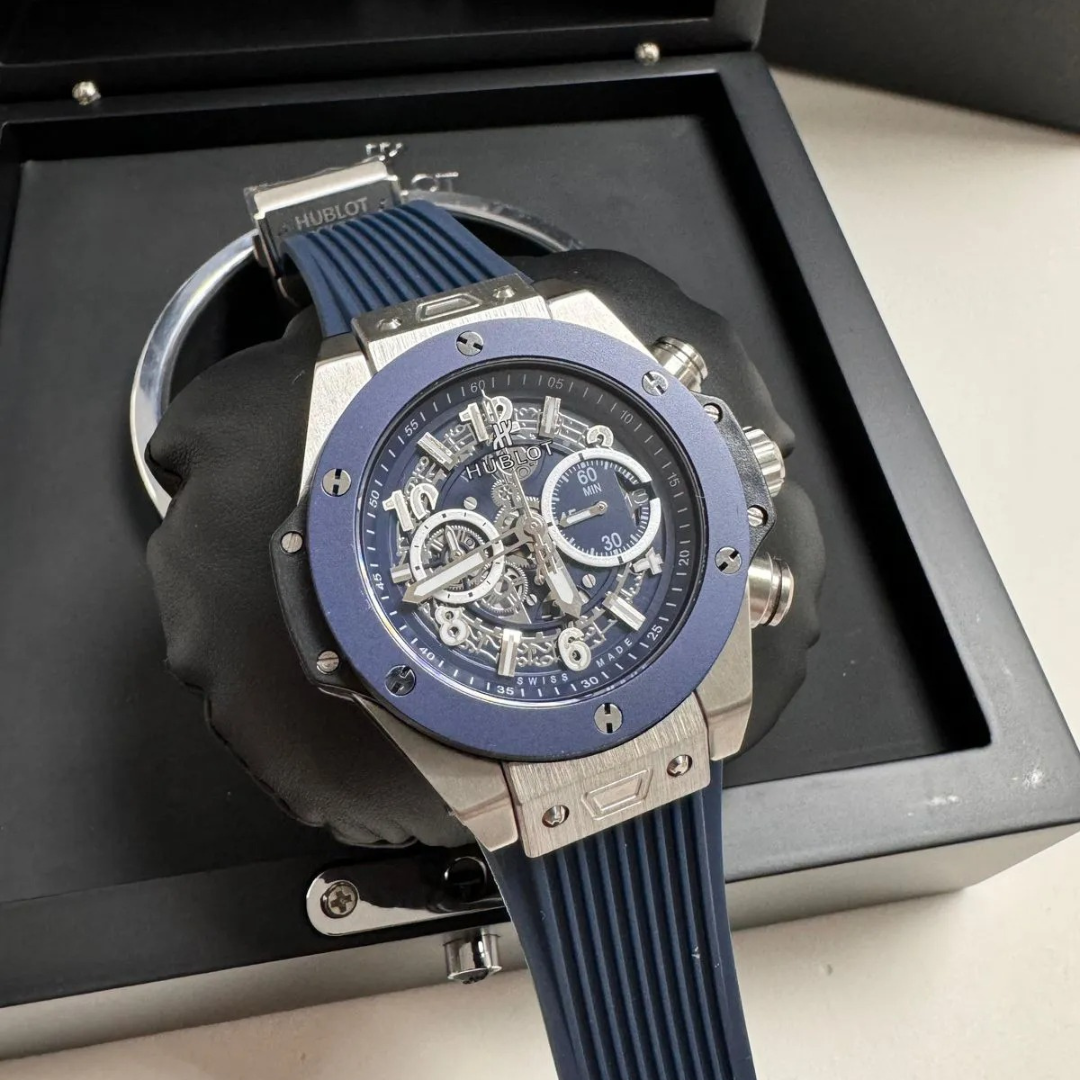 Hublot Big Bang Unico Blue Titanium Skeleton