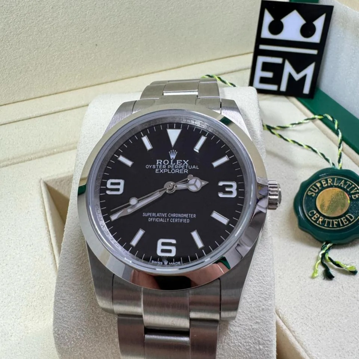 Rolex Explorer – Black Dial