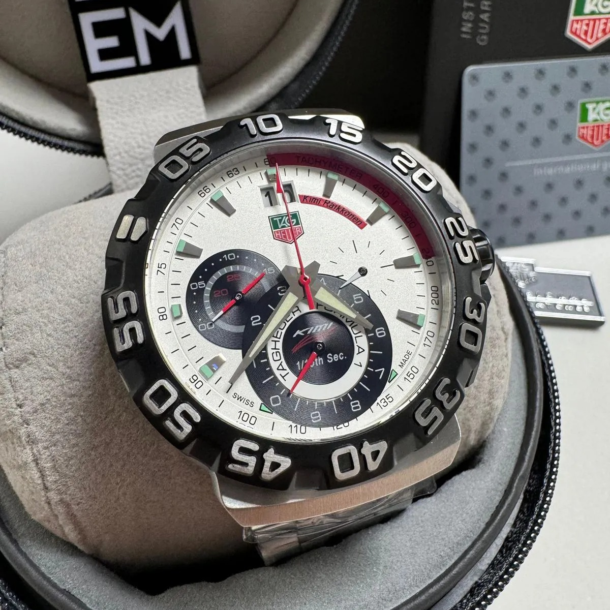 Tag Heuer Formula 1 Chronograph White – Kimi Räikkönen Edition