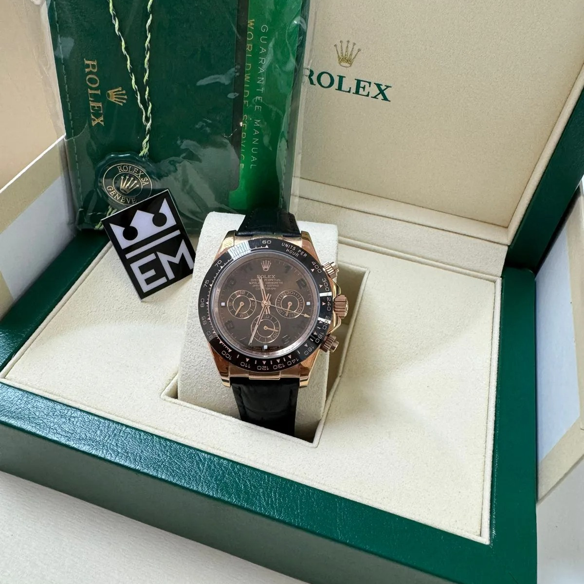 Rolex Daytona – Brown Dial – Oysterflex