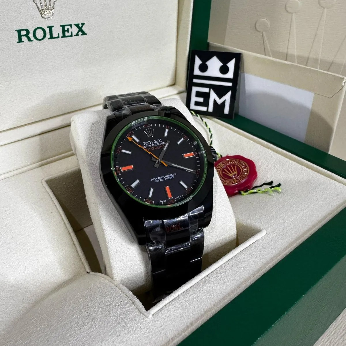 Rolex Milgauss – Black Dial – Black Coated