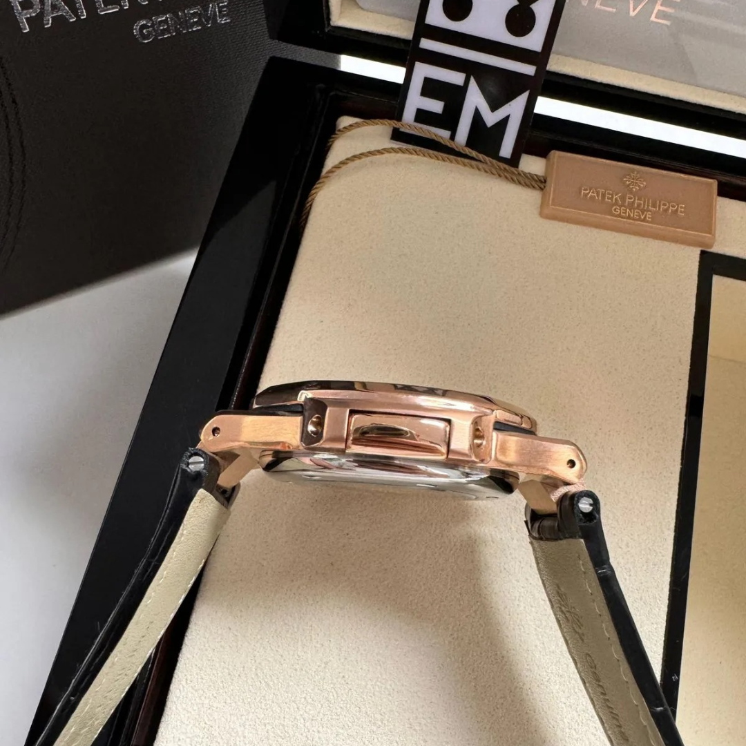 Patek Philippe Nautilus Rose Gold Black Automatic