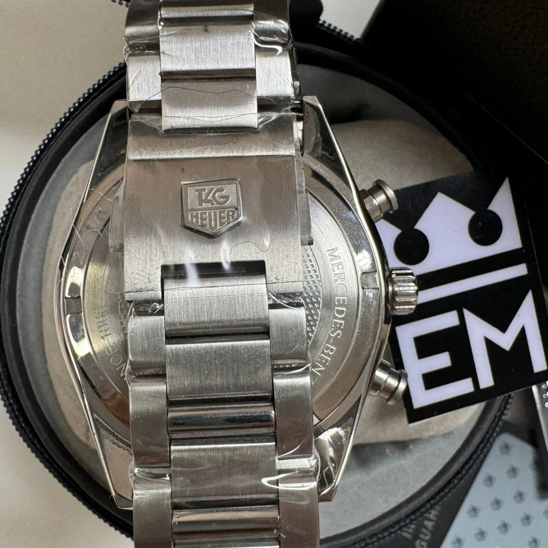 TAG Heuer Carrera Chronograph – Black | Stainless Steel Bracelet