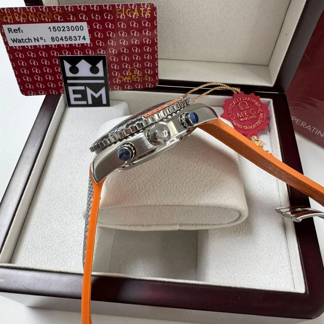 Omega Seamaster Planet Ocean Chronograph – Gray/Orange | Co-Axial Master Chronometer 600M