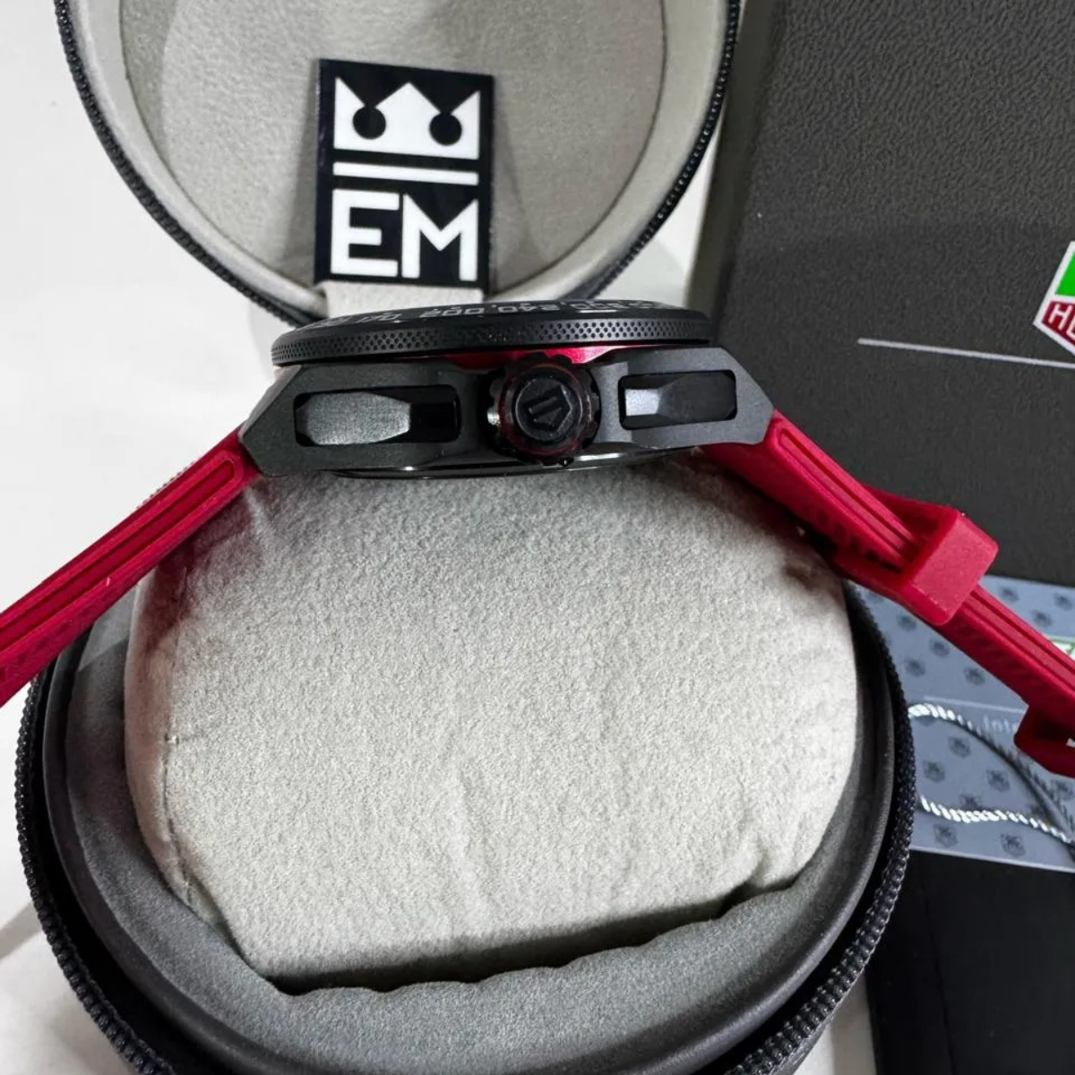 TAG Heuer Formula 1 Automatic Chronograph – Black Red with Red Rubber Strap