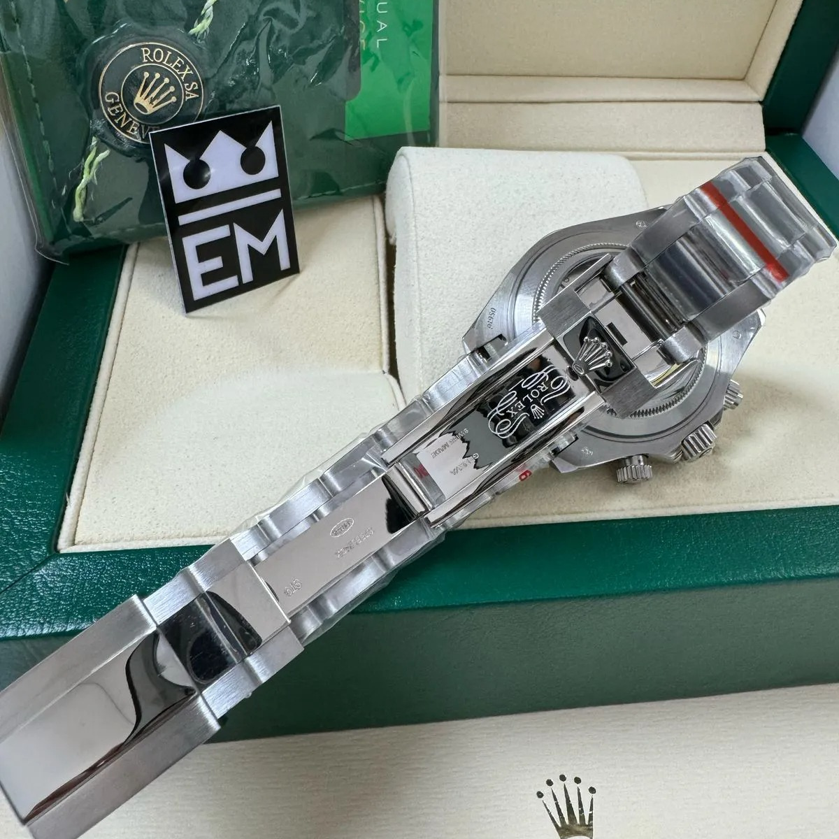 Rolex Daytona 126500 – 904L Steel – Black Dial