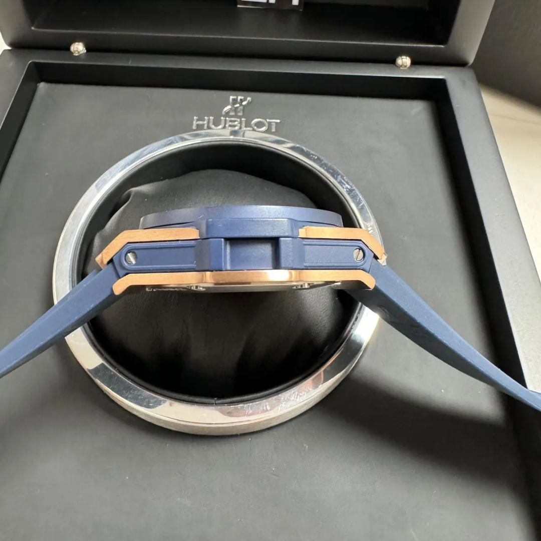 Big Bang Unico Blue Rose Gold Skeleton