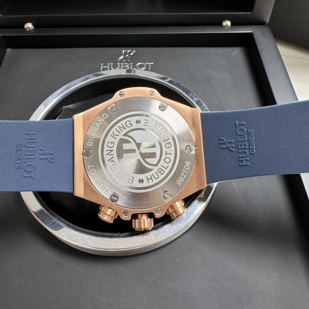 Big Bang Unico Blue Rose Gold Skeleton