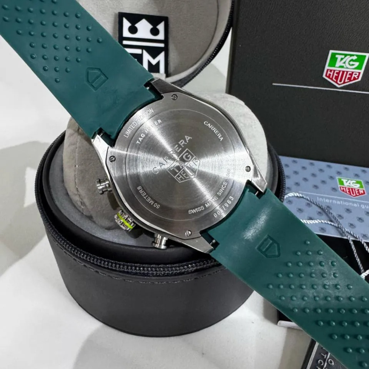 TAG Heuer Carrera Senna Skeleton Tourbillon – Green Yellow