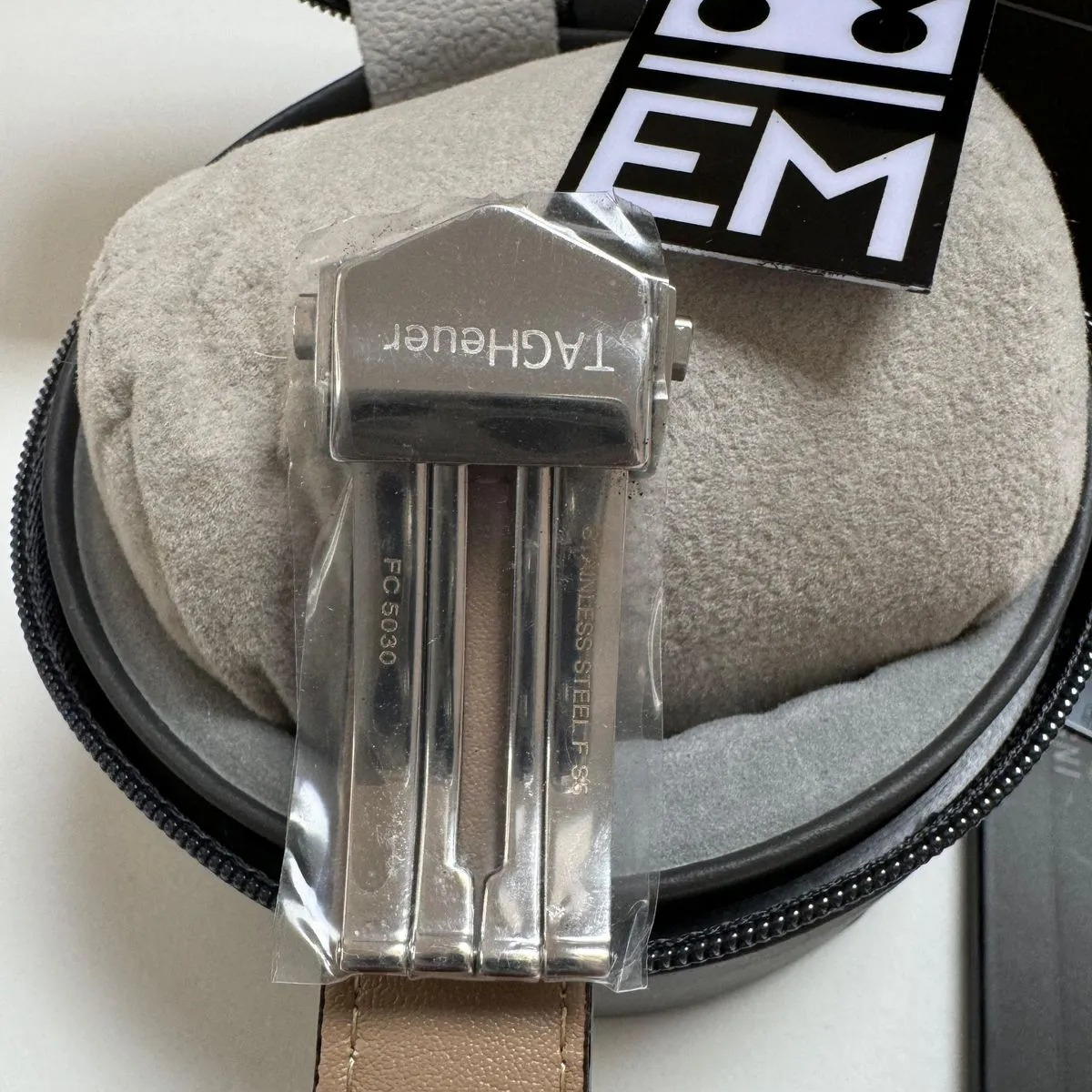 TAG Heuer Carrera Chronograph – Black/Rose Gold Leather Strap