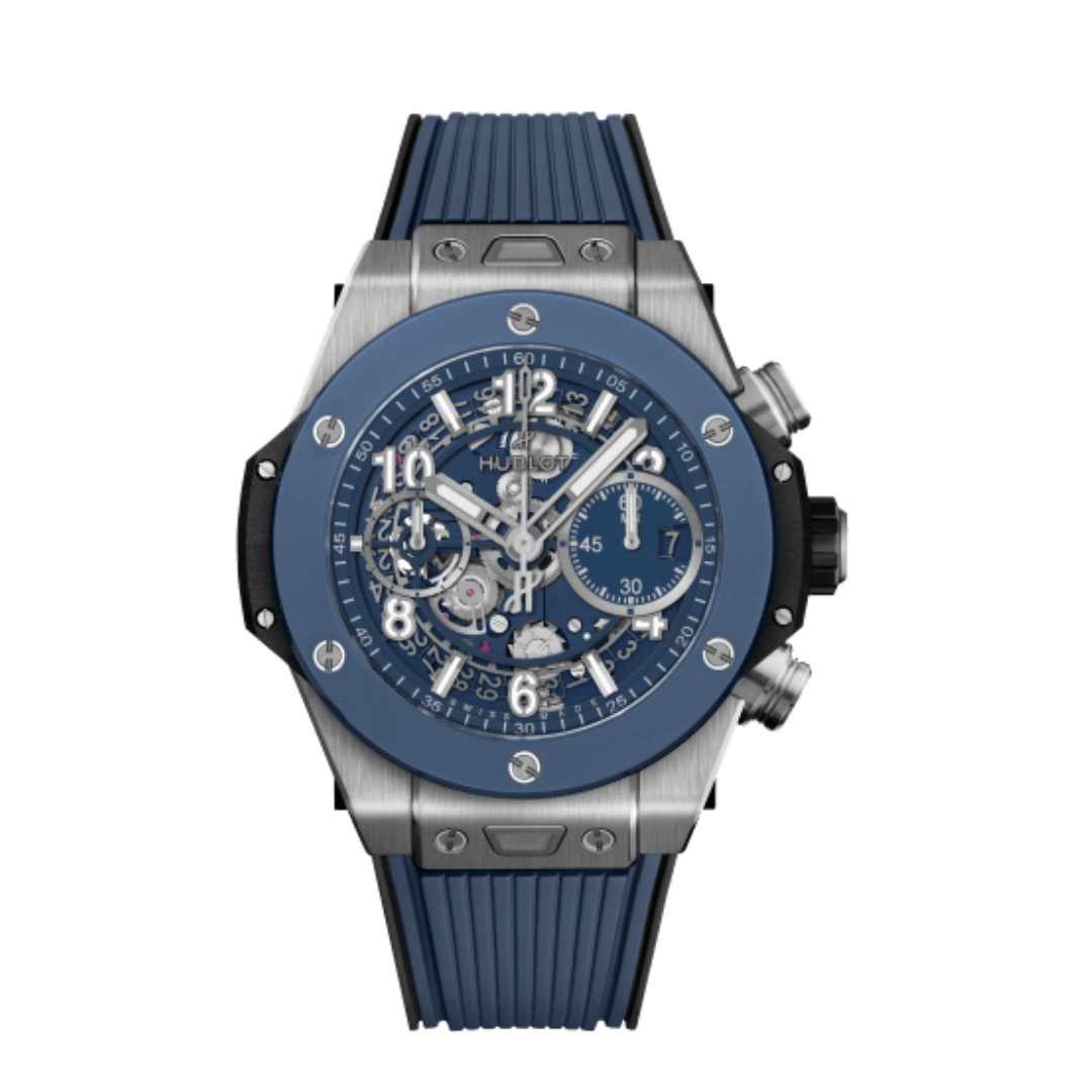 Hublot Big Bang Unico Blue Titanium Skeleton