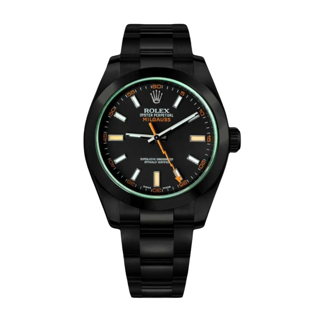 Rolex Milgauss – Black Dial – Black Coated