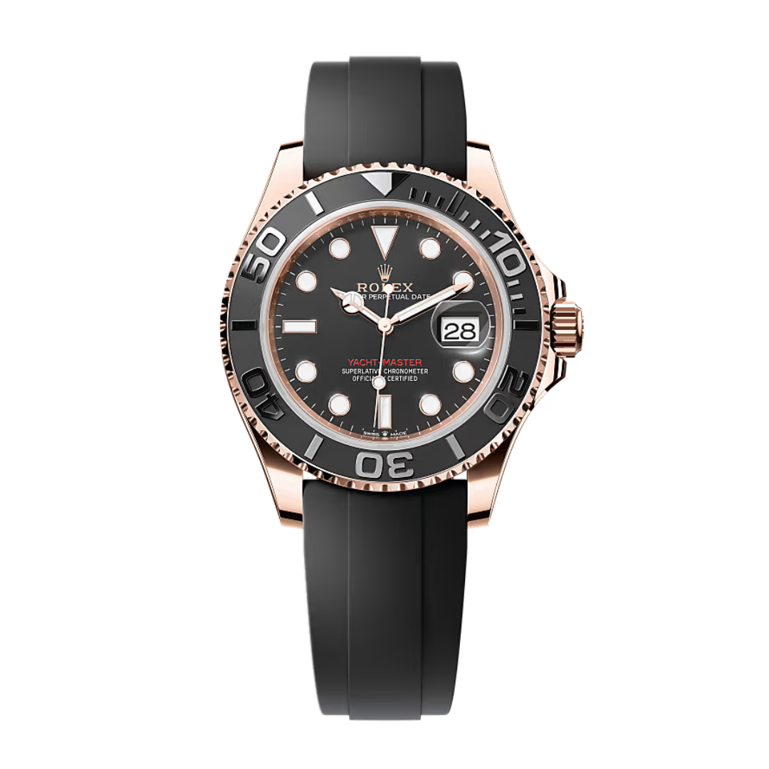 Rolex Yacht-Master 40 – Black Dial – Oysterflex