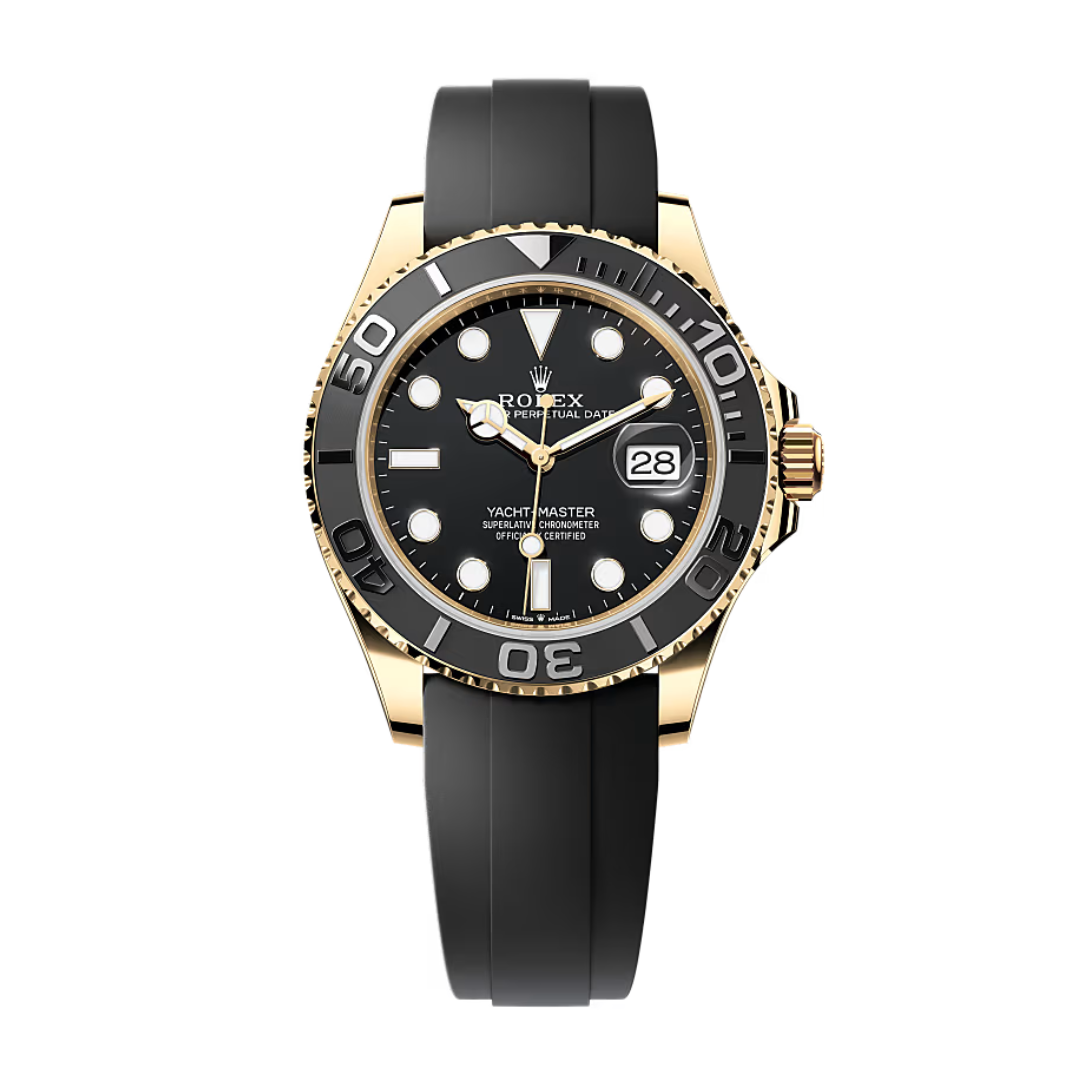Rolex Yacht-Master 42 – Black Dial – Oysterflex