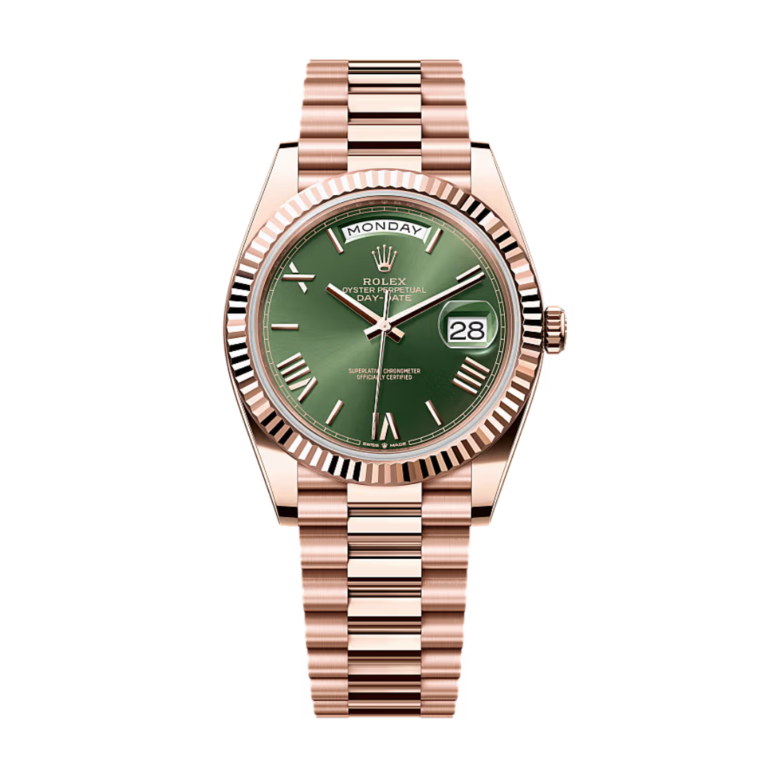 Rolex Day-Date 40 – Green Dial with Roman Numerals