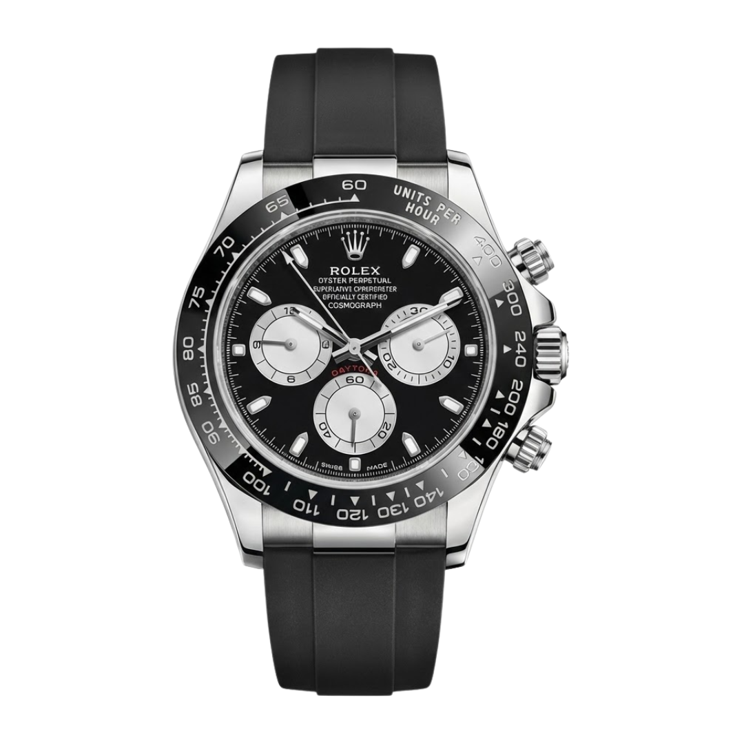 Rolex Daytona 40 – Black Dial – Oysterflex