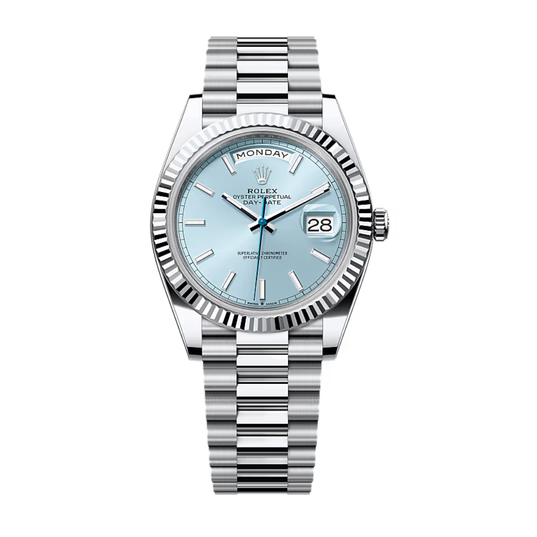 Rolex Day-Date 40 – Ice Blue Dial