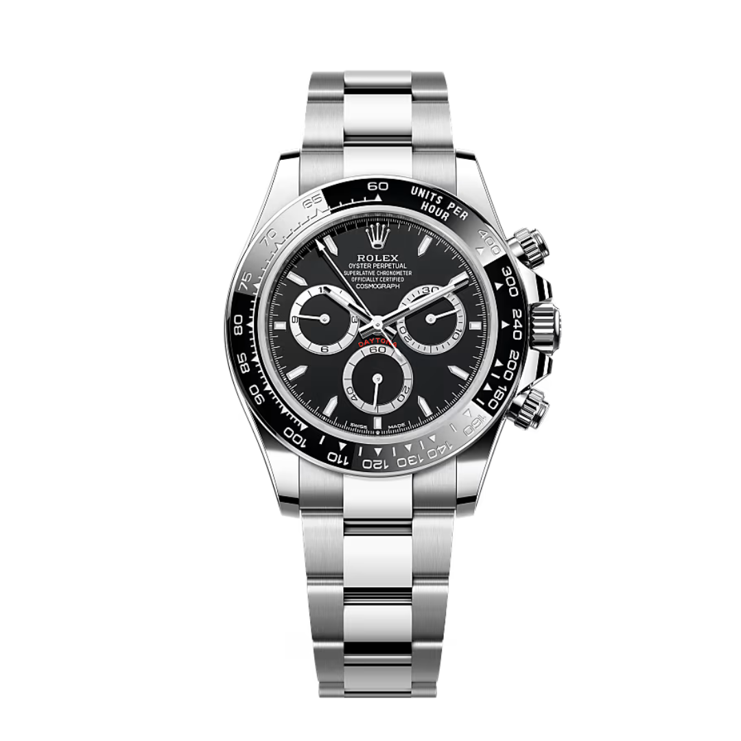 Rolex Daytona 126500 – 904L Steel – Black Dial