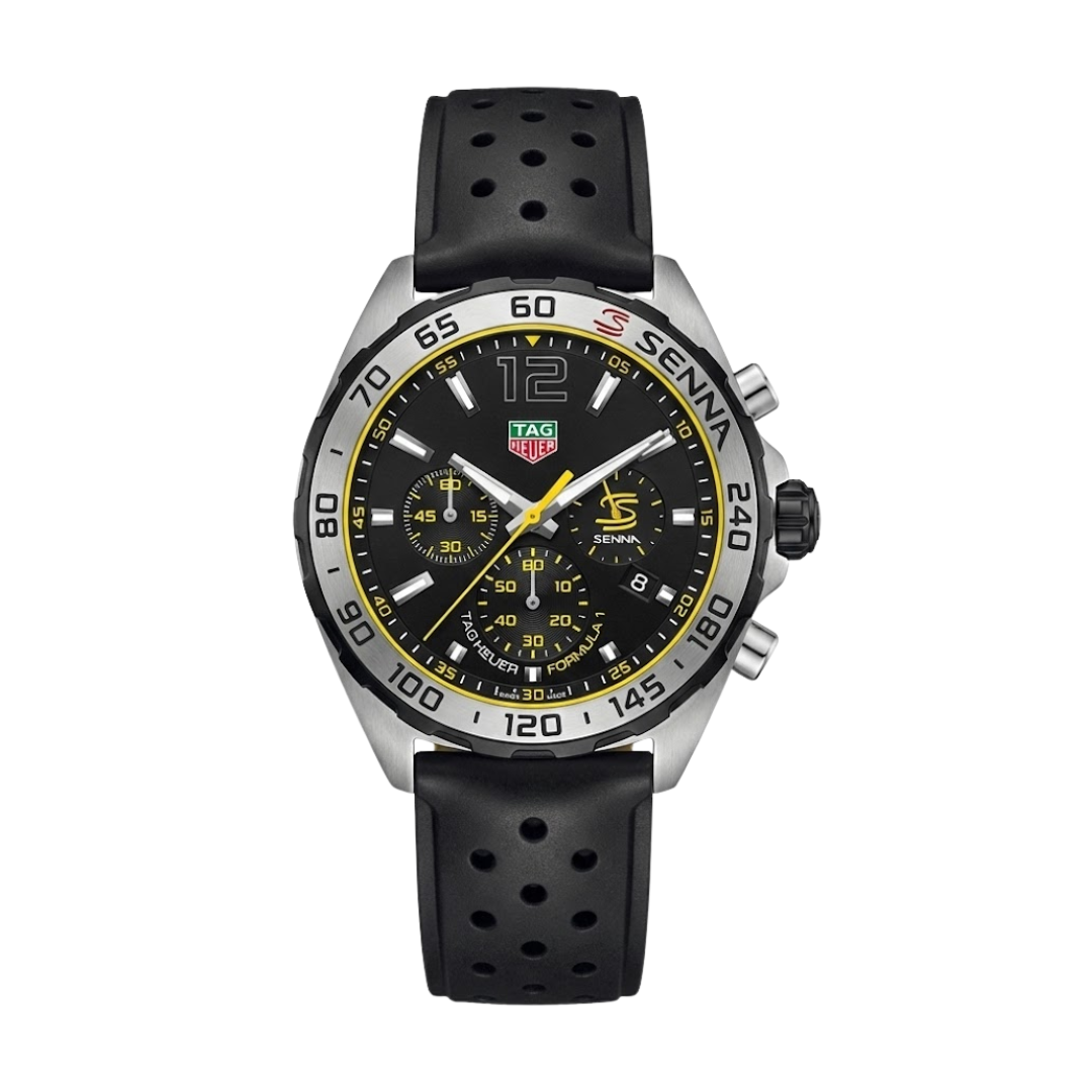 TAG Heuer Formula 1 Senna Edition – Black/Yellow | Sports Band