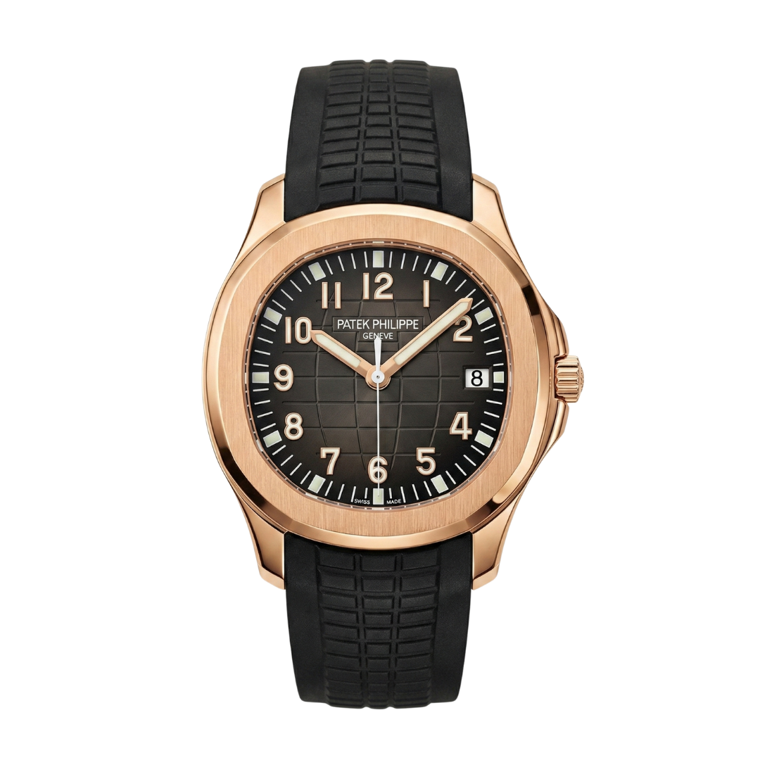 Patek Philippe Aquanaut Rose Gold Black Automatic