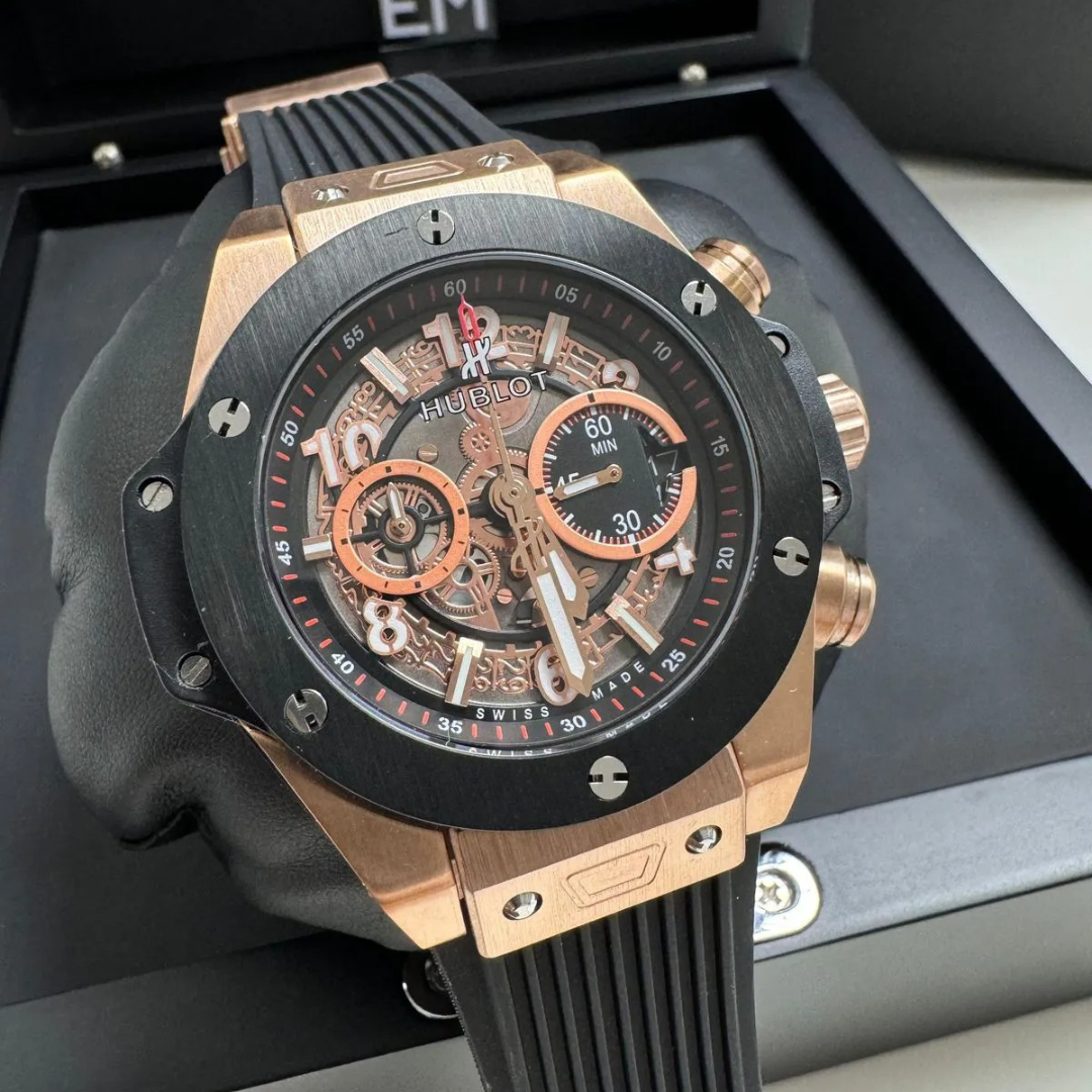Hublot Big Bang Unico Rose / Skeleton Dial