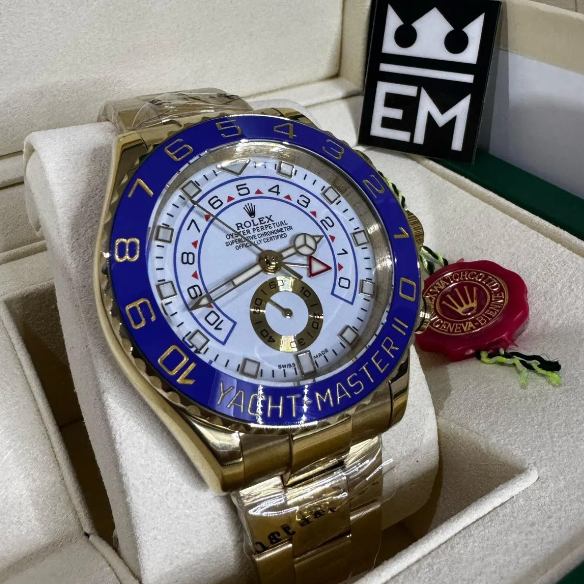 Rolex Yacht-Master II – Blue Dial / Blue Bezel
