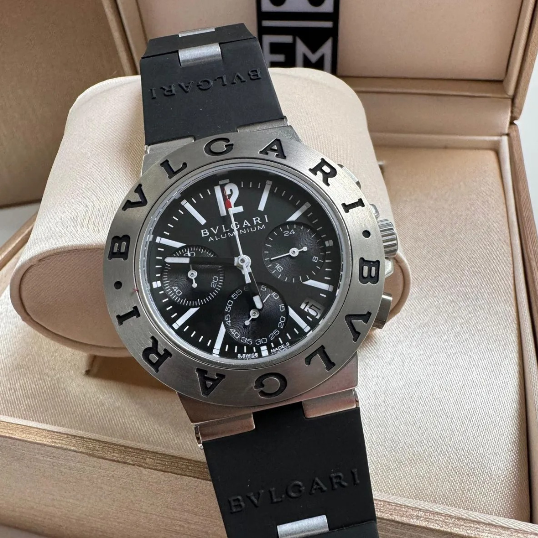 Bvlgari Aluminium Chronograph Black