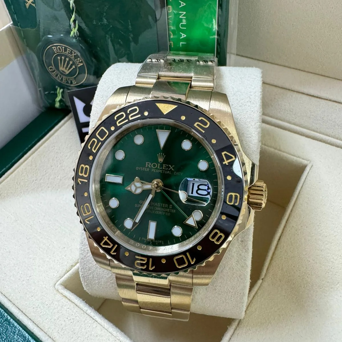 Rolex GMT-Master II – Green Dial