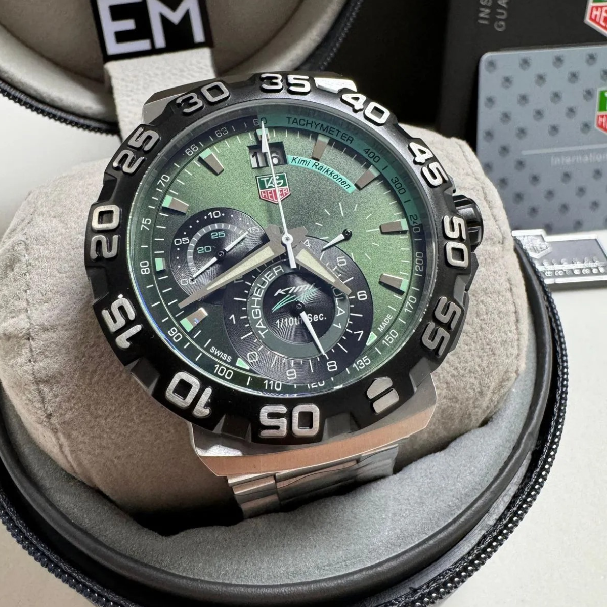 Tag Heuer Formula 1 Chronograph Green – Kimi Räikkönen Edition