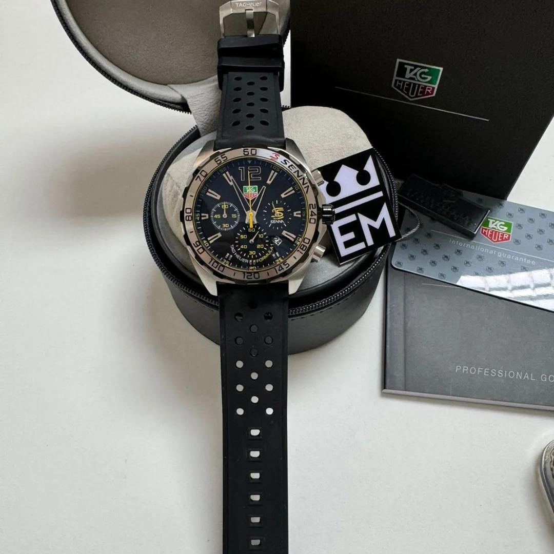TAG Heuer Formula 1 Senna Edition – Black/Yellow | Sports Band