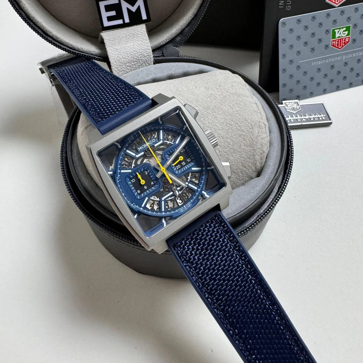 TAG Heuer Monaco Skeleton Automatic Chronograph Blue