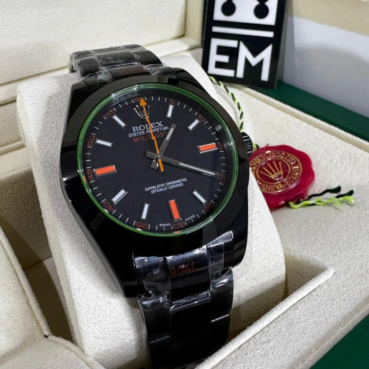 Rolex Milgauss – Black Dial – Black Coated