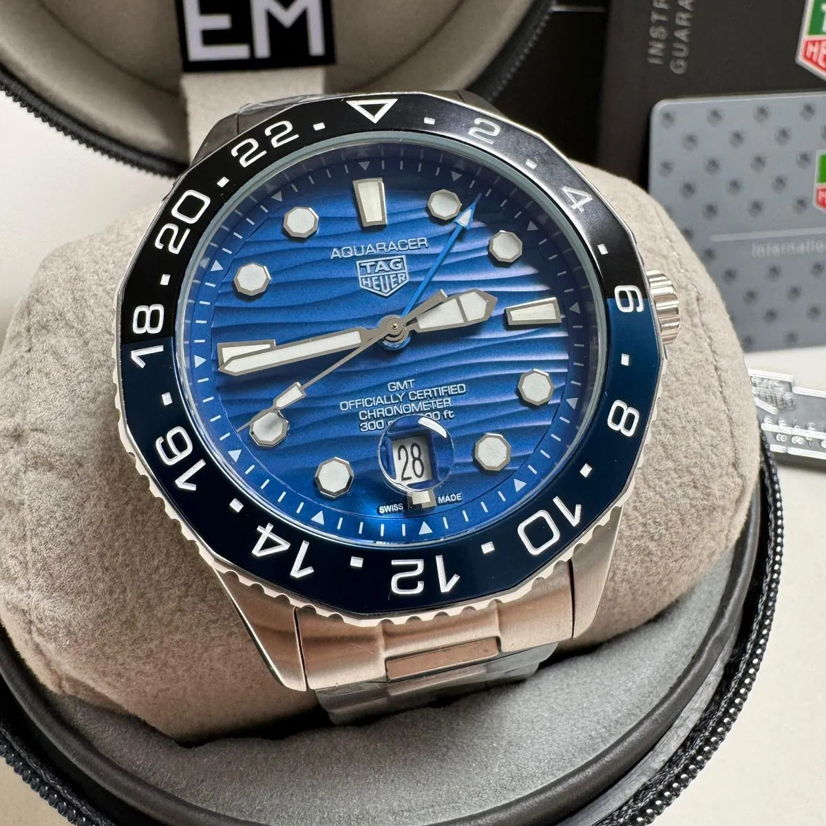 Tag Heuer Aquaracer Professional 300 GMT Blue – Automatic