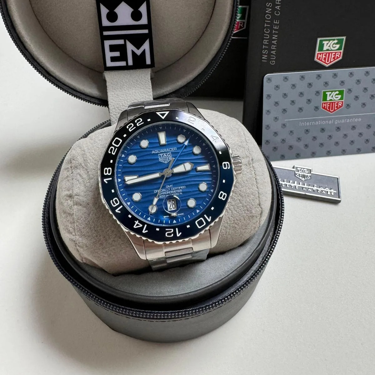 Tag Heuer Aquaracer Professional 300 GMT Blue – Automatic