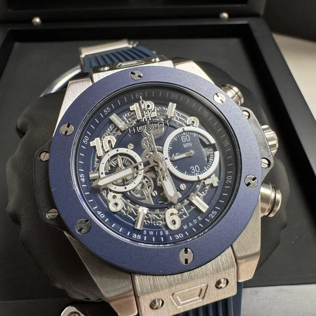 Hublot Big Bang Unico Blue Titanium Skeleton