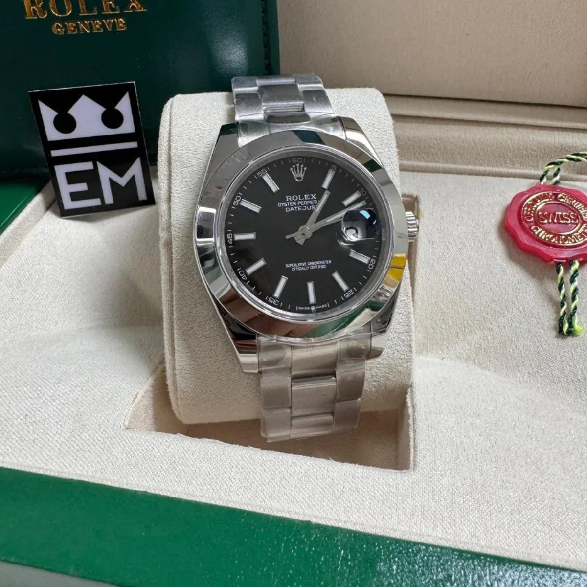 Rolex Datejust – Schwarzes Zifferblatt