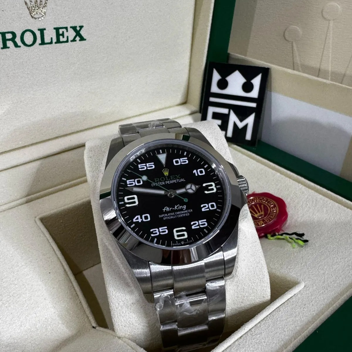 Rolex Air-King – Schwarzes Zifferblatt