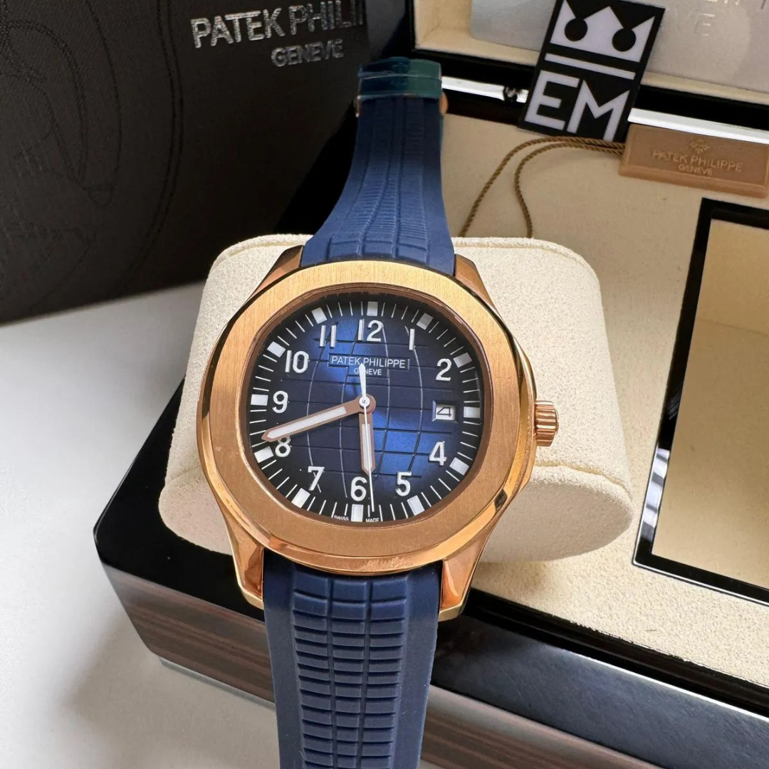 Patek Philippe Aquanaut Automatic Blue Rose Gold