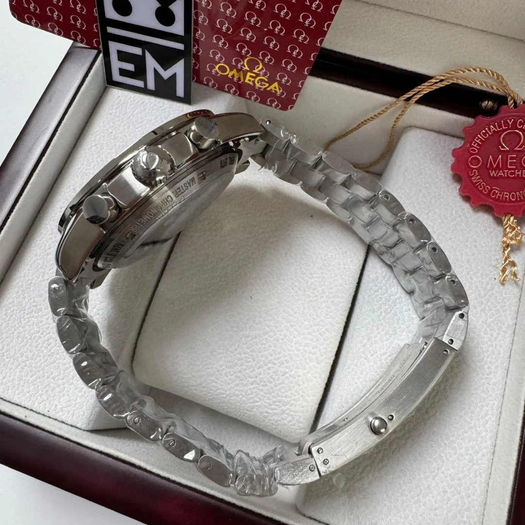 Omega Speedmaster 'Apollo 11 Anniversary Edition' – White Dial | Stainless Steel Bracelet