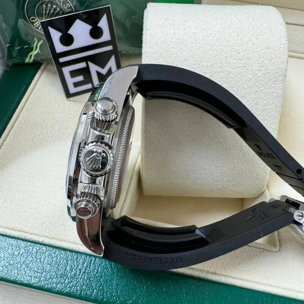 Rolex Daytona 40 – Black Dial – Oysterflex