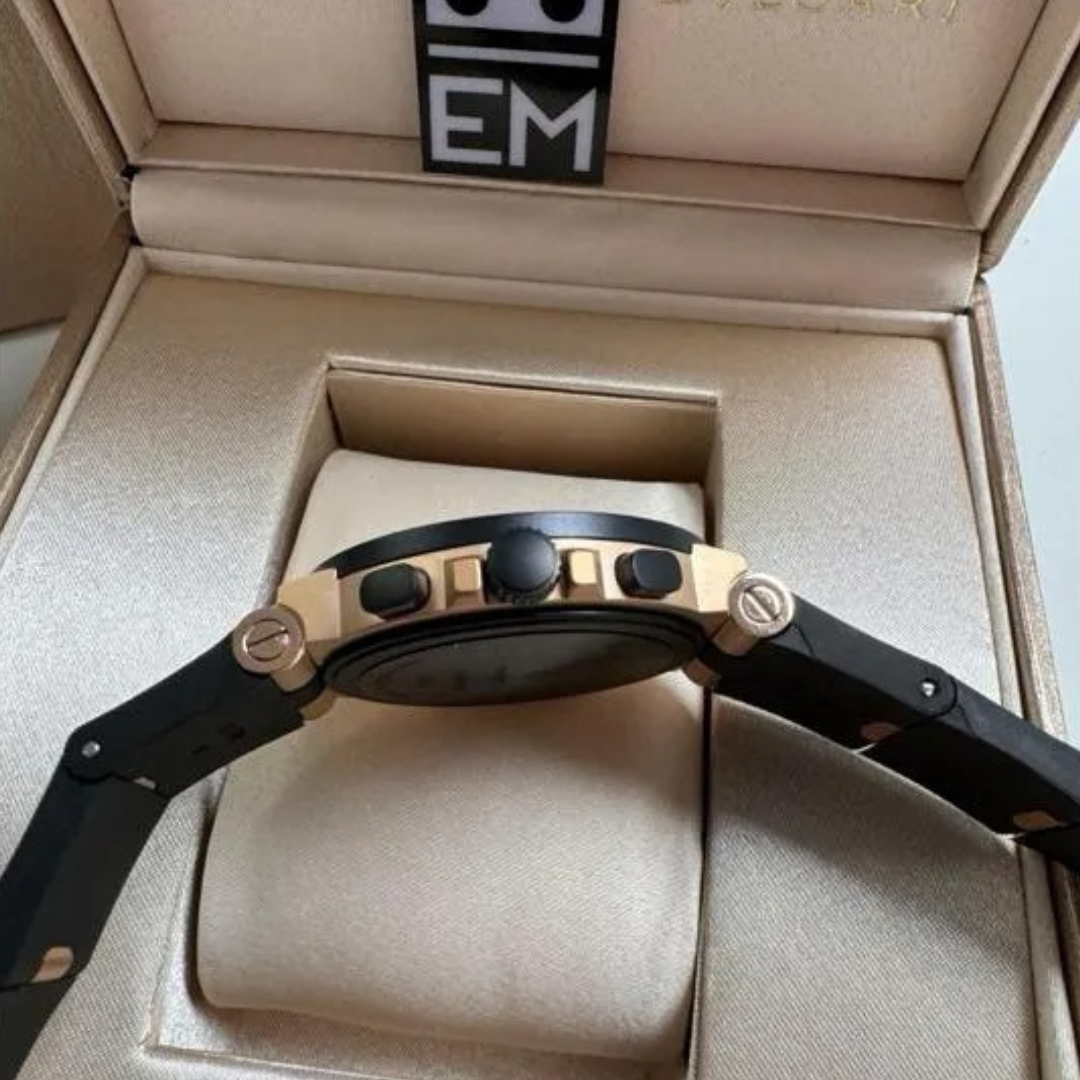 Bvlgari Aluminium Chronograph Black/Rose Gold