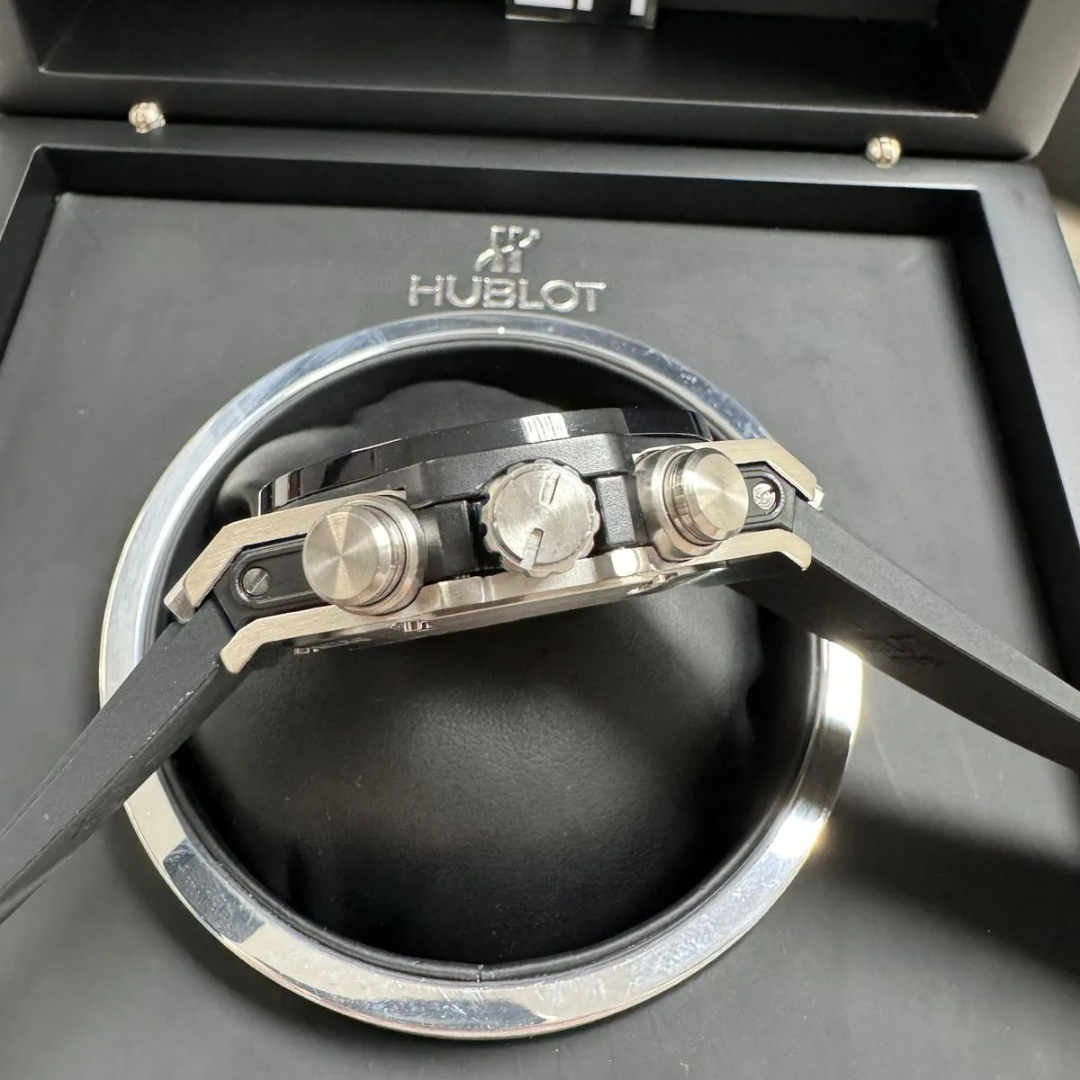 Big Bang Unico Black Silver Skeleton