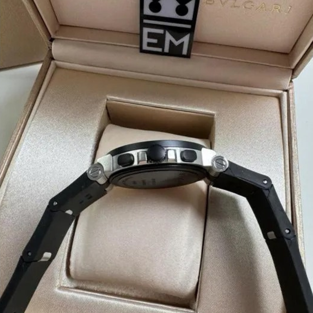 Bvlgari Aluminium Chronograph Black and White