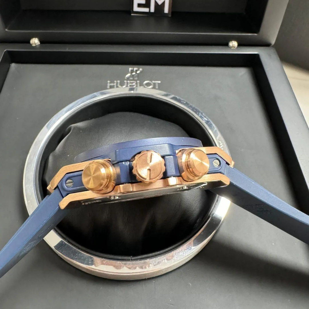 Big Bang Unico Blue Rose Gold Skeleton