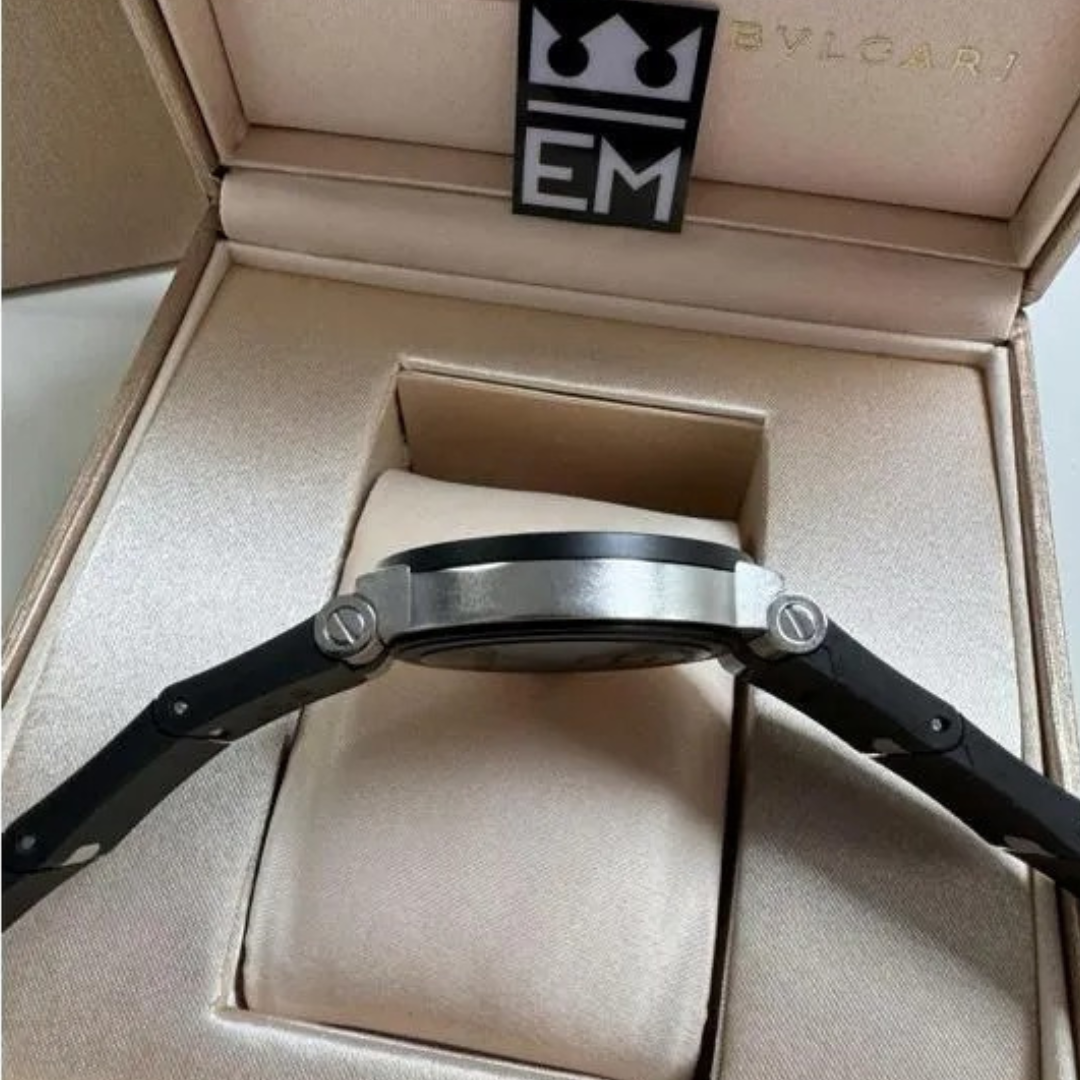 Bvlgari Aluminium Chronograph Black and White