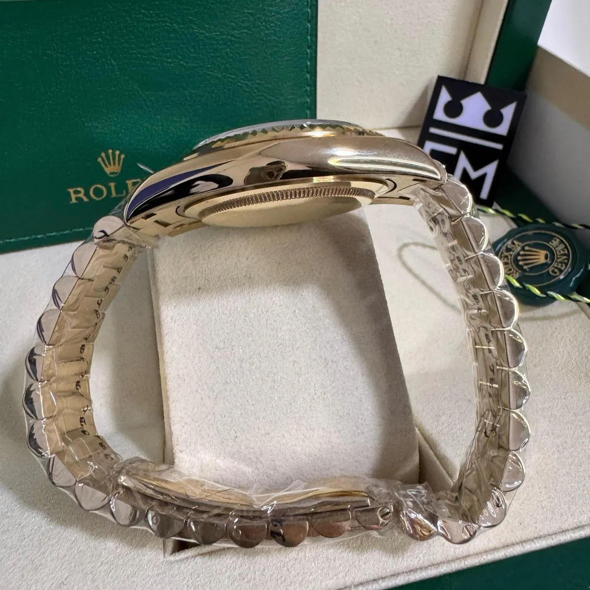 Rolex Day-Date 36 Gelbgold – Grünes Zifferblatt